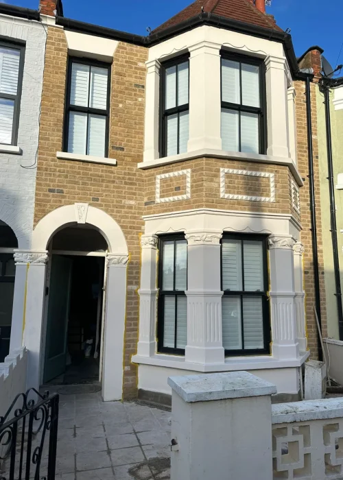 M13 - Replacing Cement Render With Brick Slips and Stone Detailing (1)